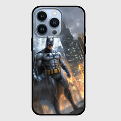 Чехол для iPhone 13 Pro Бэтмен - старый стиль, цвет: 3D-черный