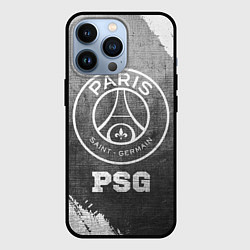 Чехол для iPhone 13 Pro PSG - grey gradient, цвет: 3D-черный