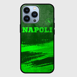 Чехол для iPhone 13 Pro Napoli - green gradient посередине, цвет: 3D-черный