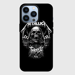 Чехол для iPhone 13 Pro Thrash metal - Metallica group, цвет: 3D-черный