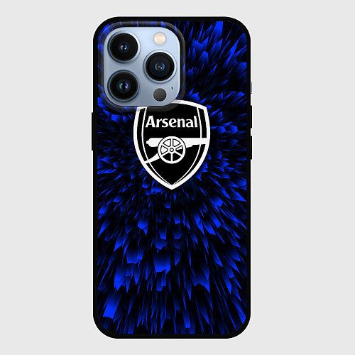 Чехол iPhone 13 Pro Arsenal blue energy / 3D-Черный – фото 1