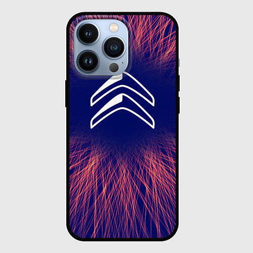 Чехол iPhone 13 Pro Citroen red energy / 3D-Черный – фото 1