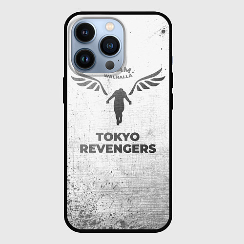 Чехол iPhone 13 Pro Tokyo Revengers - white gradient / 3D-Черный – фото 1