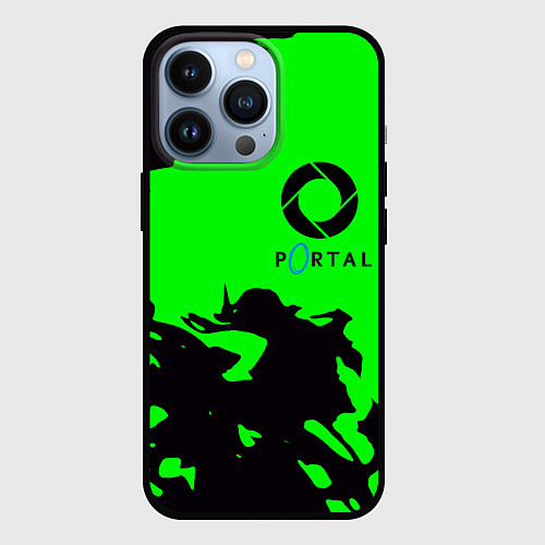 Чехол iPhone 13 Pro Portal черный дым / 3D-Черный – фото 1