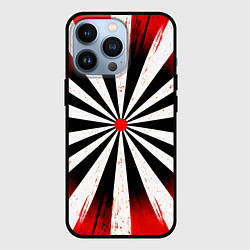 Чехол для iPhone 13 Pro Мишень красно-белая, цвет: 3D-черный