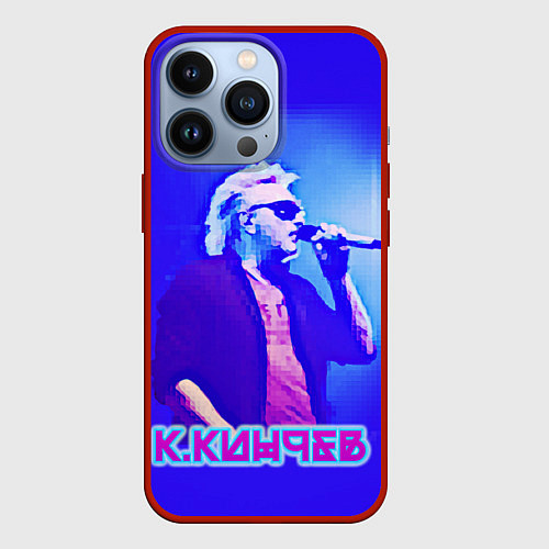 Чехол iPhone 13 Pro Кинчев Константин / 3D-Красный – фото 1