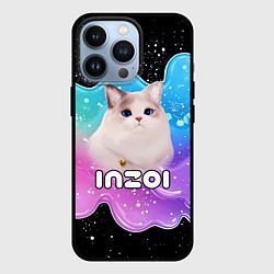 Чехол iPhone 13 Pro Inzoi кошечка волнистая радуга