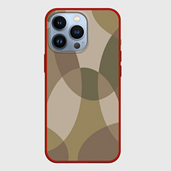 Чехол для iPhone 13 Pro Цветной графический паттерн мозаика, цвет: 3D-красный