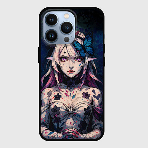 Чехол iPhone 13 Pro Кастория дарк реализм / 3D-Черный – фото 1