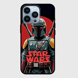 Чехол для iPhone 13 Pro Boba Fett звездные войны, цвет: 3D-черный