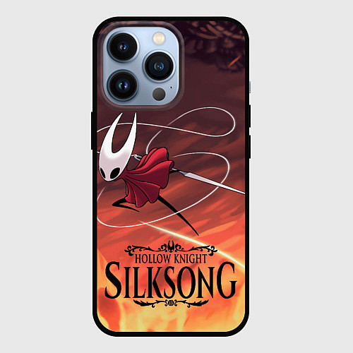Чехол iPhone 13 Pro Герой Hollow knight silksong / 3D-Черный – фото 1