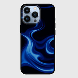 Чехол для iPhone 13 Pro Color blue smoke, цвет: 3D-черный