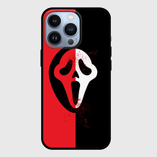 Чехол iPhone 13 Pro Маска крик / 3D-Черный – фото 1