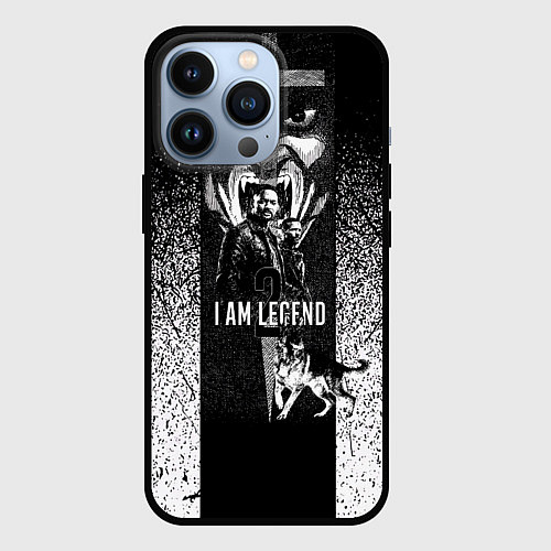 Чехол iPhone 13 Pro Я легенда 2 / 3D-Черный – фото 1