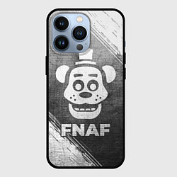 Чехол для iPhone 13 Pro FNAF - grey gradient, цвет: 3D-черный