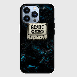 Чехол для iPhone 13 Pro ACDC в виде кассеты, цвет: 3D-черный