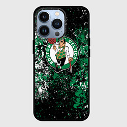 Чехол для iPhone 13 Pro Boston Celtics basketball, цвет: 3D-черный