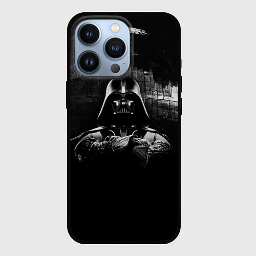 Чехол iPhone 13 Pro Звёздные войны звезда смерти вейдера / 3D-Черный – фото 1