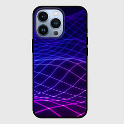 Чехол для iPhone 13 Pro Абстрактные волны из сот, цвет: 3D-черный