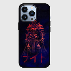 Чехол для iPhone 13 Pro Мифический воин в неоновом свете, цвет: 3D-черный