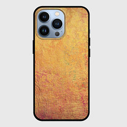 Чехол для iPhone 13 Pro Абстракция - yellow and red old wall, цвет: 3D-черный