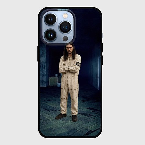 Чехол iPhone 13 Pro Bones - образ психа / 3D-Черный – фото 1