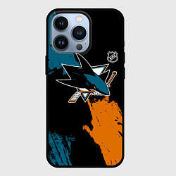 Чехол iPhone 13 Pro Сан Хосе Шаркс - два цвета