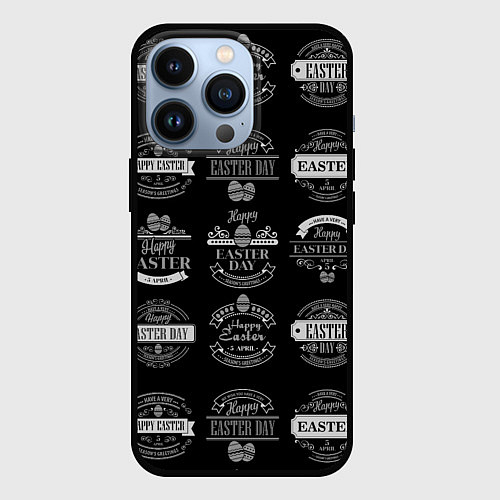 Чехол iPhone 13 Pro Easter holidays / 3D-Черный – фото 1