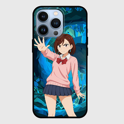 Чехол iPhone 13 Pro Сиратори Айра - знак стоп / 3D-Черный – фото 1