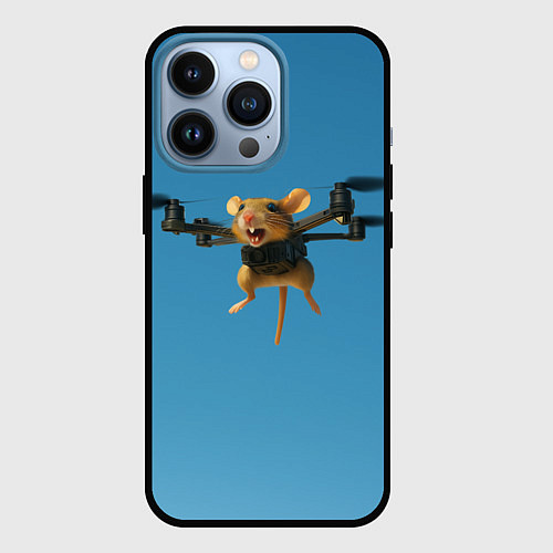 Чехол iPhone 13 Pro Маусини Кводрокоптини мем / 3D-Черный – фото 1
