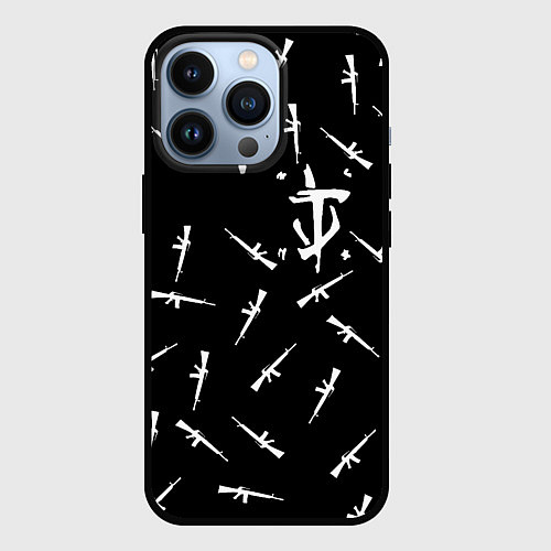 Чехол iPhone 13 Pro Doom army / 3D-Черный – фото 1