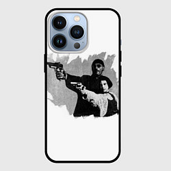Чехол для iPhone 13 Pro Леон рисунок, цвет: 3D-черный