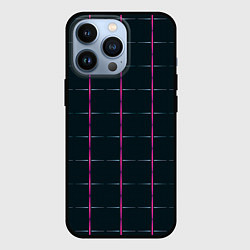 Чехол для iPhone 13 Pro Color black stripes, цвет: 3D-черный