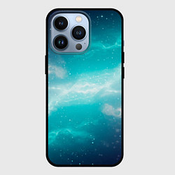 Чехол для iPhone 13 Pro Галактическое сияние небес, цвет: 3D-черный