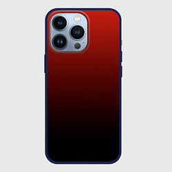 Чехол для iPhone 13 Pro Red gradient, цвет: 3D-тёмно-синий