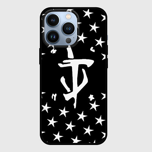 Чехол iPhone 13 Pro Doom star / 3D-Черный – фото 1