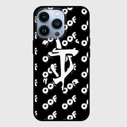 Чехол iPhone 13 Pro Doom off black / 3D-Черный – фото 1