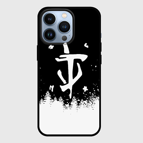 Чехол iPhone 13 Pro Doom winter wild / 3D-Черный – фото 1