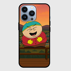 Чехол для iPhone 13 Pro Эрик Картман смеется держа живот, цвет: 3D-черный