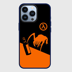 Чехол для iPhone 13 Pro Халф лайф - хедкраб, цвет: 3D-тёмно-синий