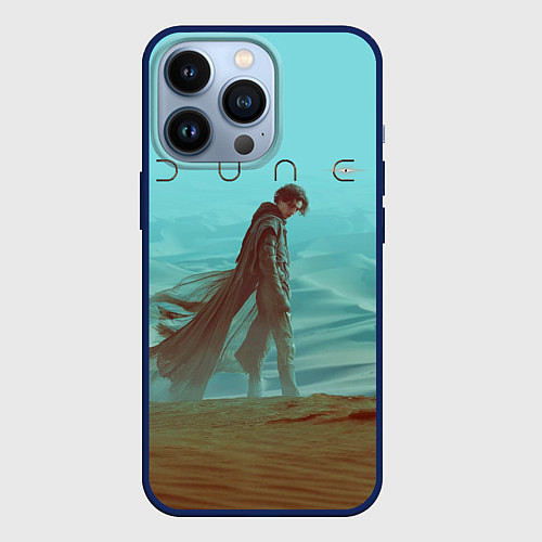 Чехол iPhone 13 Pro Пол Атрейдес Dune part one / 3D-Тёмно-синий – фото 1