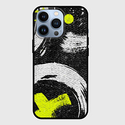 Чехол для iPhone 13 Pro Геометрические фигуры, цвет: 3D-черный
