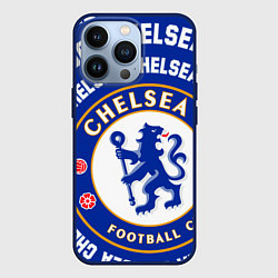 Чехол iPhone 13 Pro Челси надписи по кругу и логотип