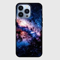 Чехол для iPhone 13 Pro Фантастический космос звёзды и туманности, цвет: 3D-черный