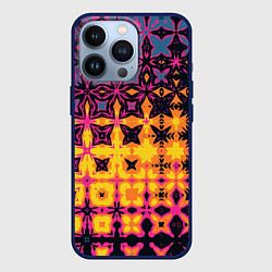 Чехол iPhone 13 Pro Фиолетово-желтая метаморфоза