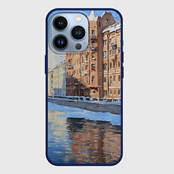 Чехол iPhone 13 Pro Зимний Санкт-Петербург