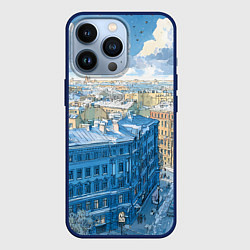 Чехол iPhone 13 Pro Зимний утренний Питер