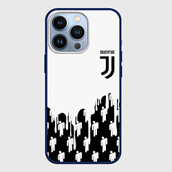 Чехол для iPhone 13 Pro Ювентус краски люди, цвет: 3D-тёмно-синий