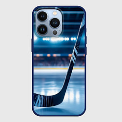 Чехол iPhone 13 Pro Хоккейная клюшка на льду арены