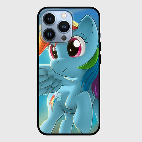 Чехол iPhone 13 Pro My littlle pony / 3D-Черный – фото 1